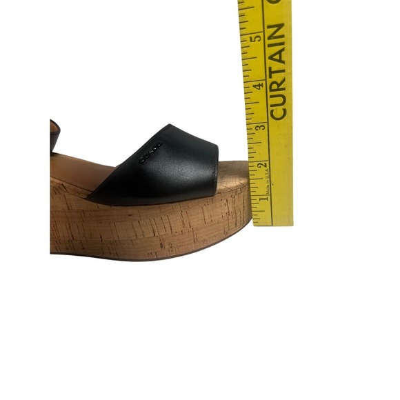 NWOT Coach Becka Black Platform Sandal, Black, Size 10B - Picture 12 of 12